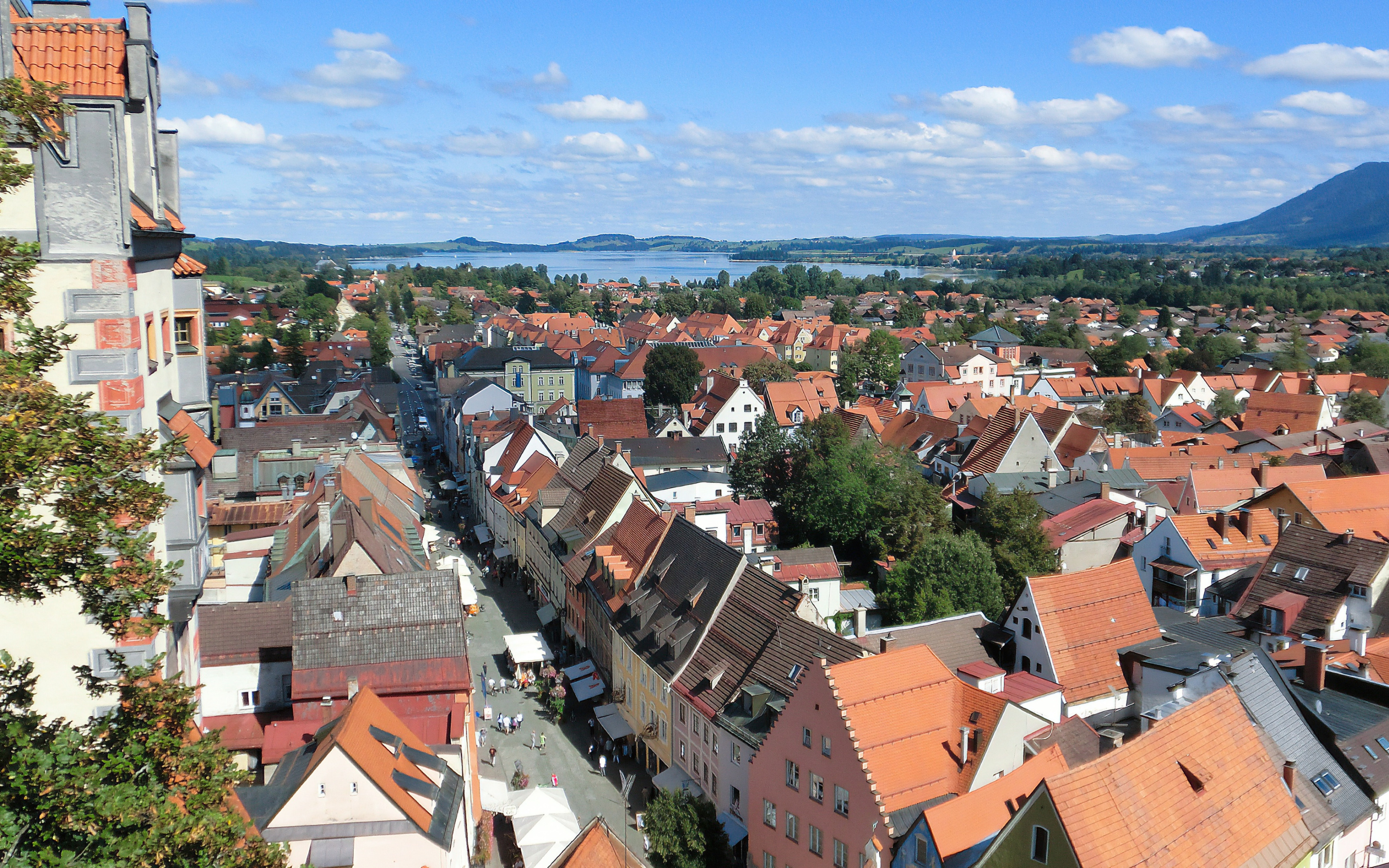 Die romantische Stadt Füssen