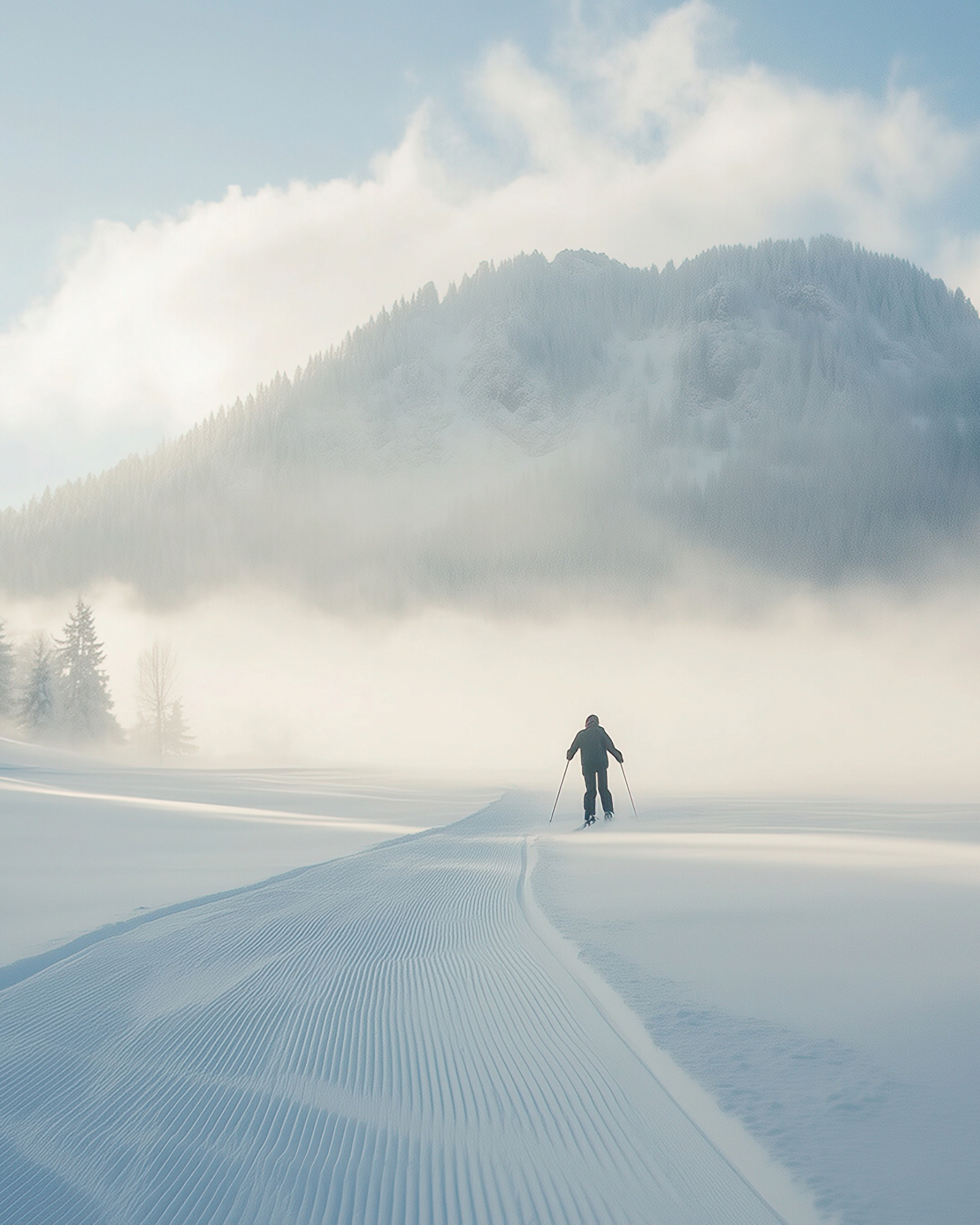 Ski touring around Füssen