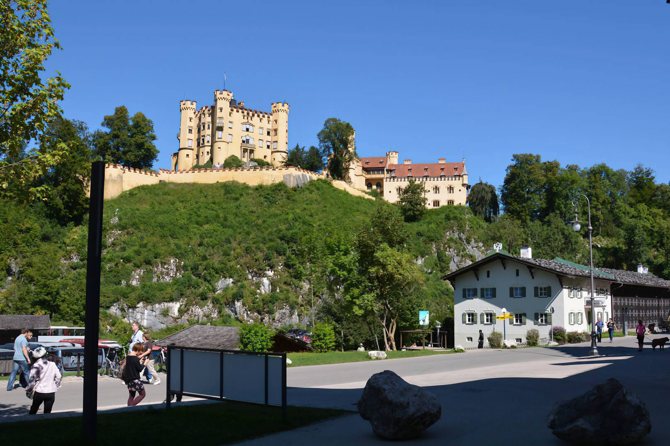 Fernwanderwege-Etappen nach Füssen: Pflach - Hohenschwangau - Füssen