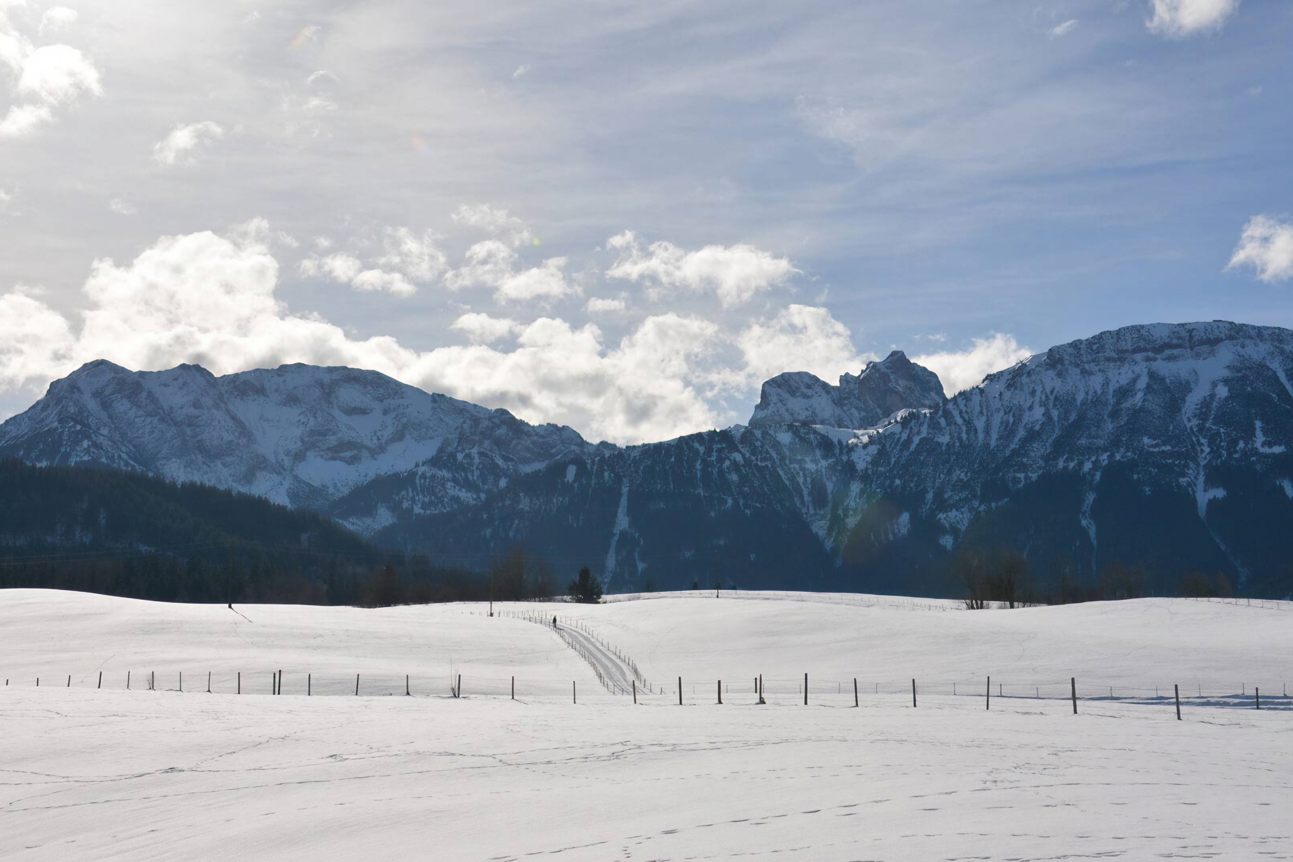 En Breitenberg a Ostlerhütte
