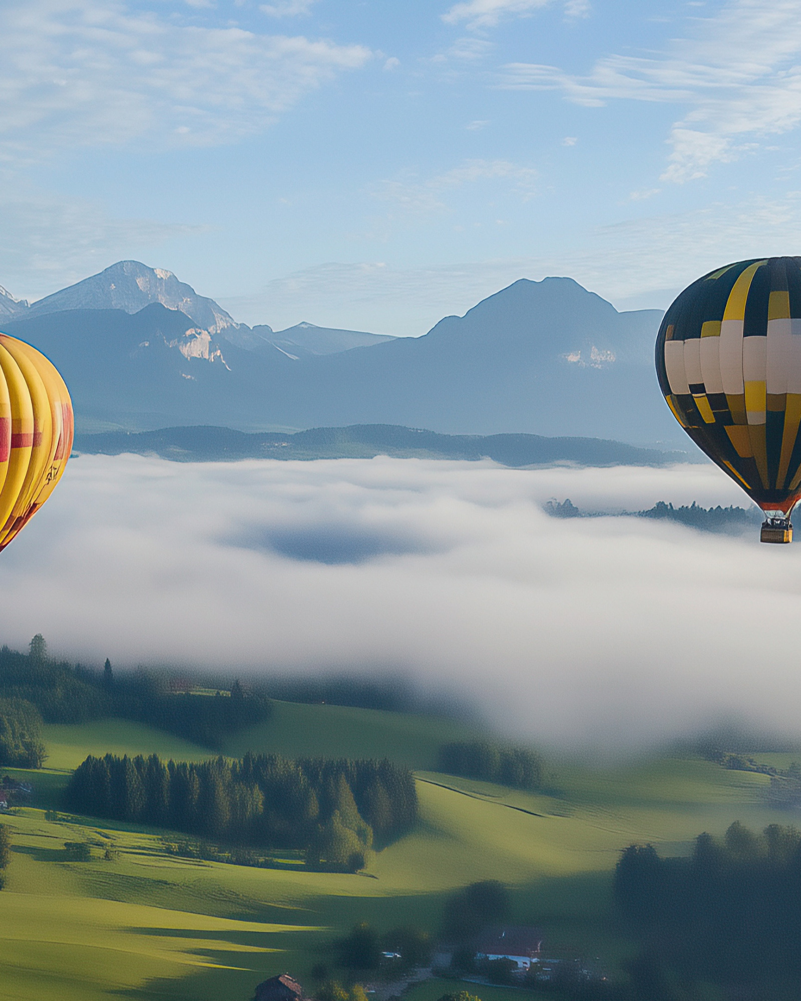 volo in mongolfiera nell’Allgäu