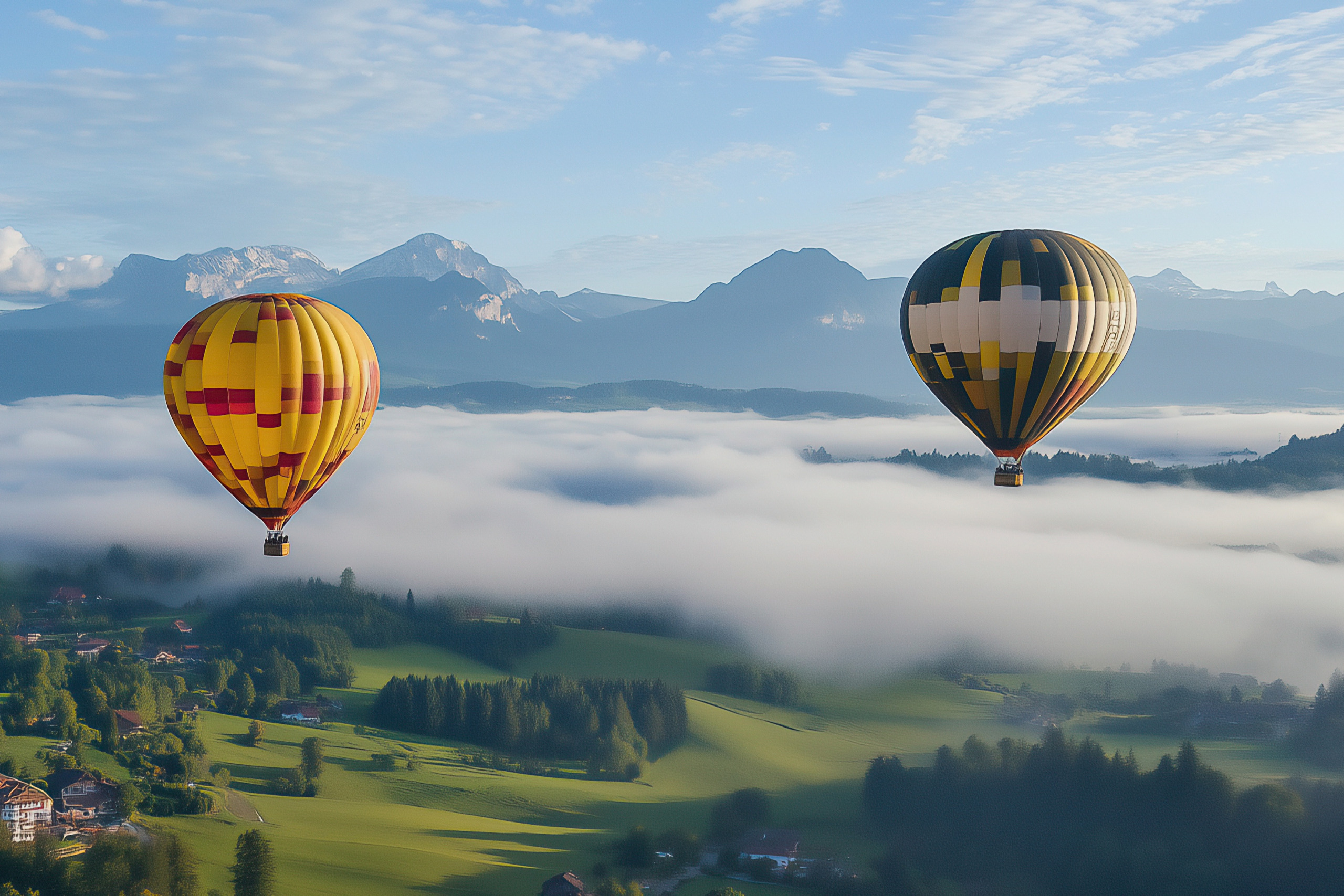 Ballonnen in de Allgäu
