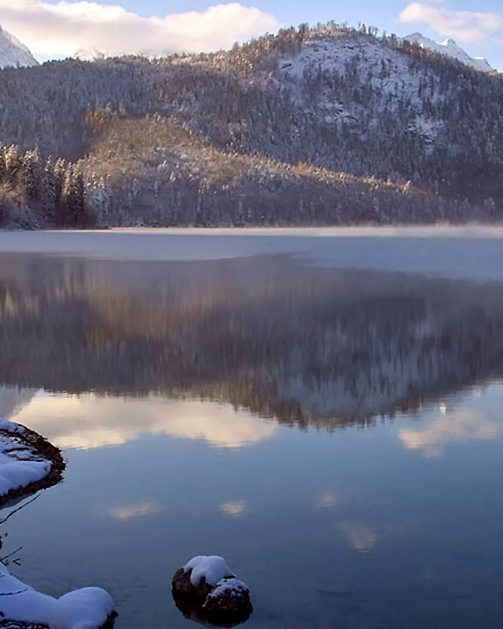 Autour du lac Alpin à Hohenschwangau