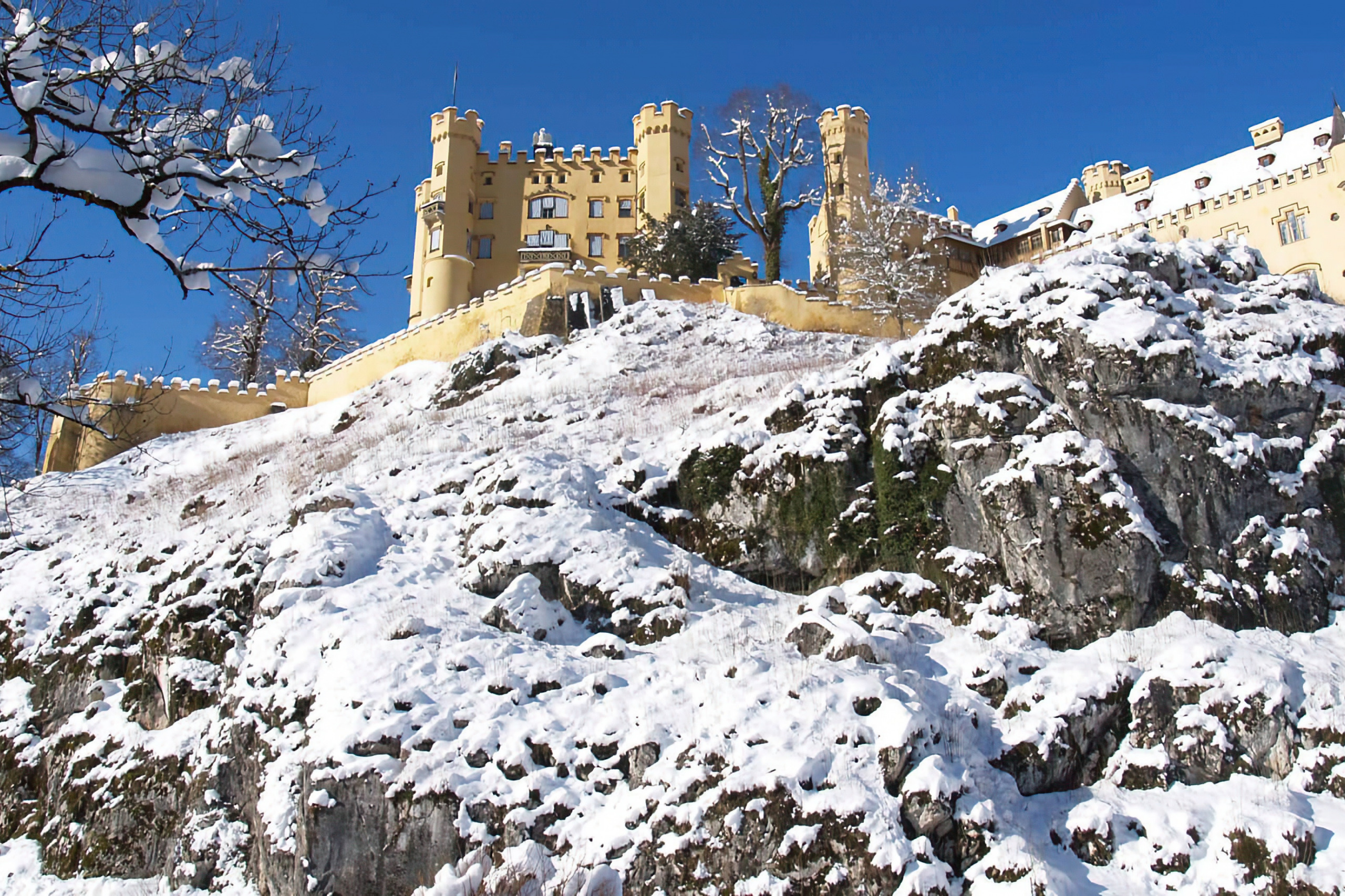 Romántico en invierno: Castillo de Hohenschwangau