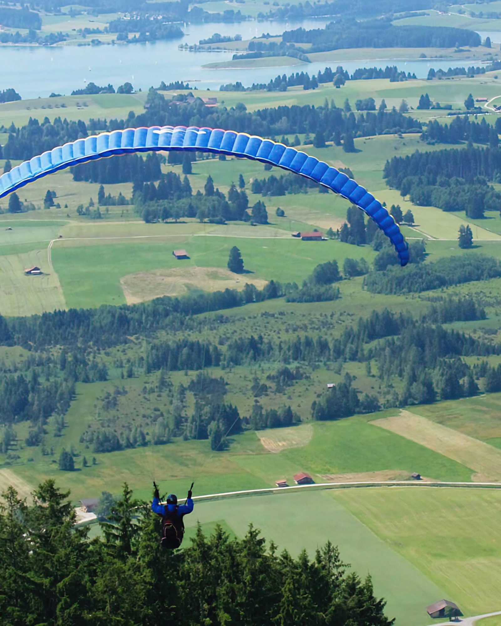 Paragliding tandem vlucht vanuit Tegelberg